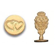 Wax Seal Stamp, Double Hearts